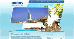 Desktop Screenshot of ikontravels.com